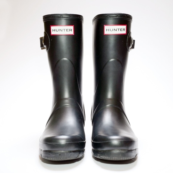 Hunter Rain Boots & Hunter Fleece Socks Size 35/36 - Picture 3 of 10